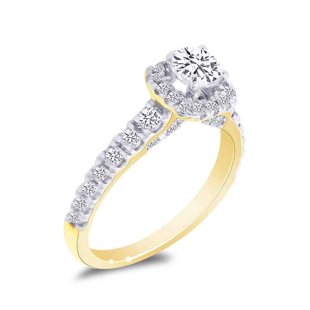 Round Brilliant Cut Diamond Engagement Ring LR11674A
